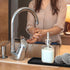 ZAPPOWARE Silicone Kitchen Sink Caddy Sponge Holder, 12"x4.7", Black Bathroom Vanity Tray Organizer