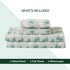 4-Piece 100% Set Cozy Elegant Comfort Ultra Soft Turkish Cotton Flannel Sheet - Holiday Christmas Flannel Sheets, Warm
