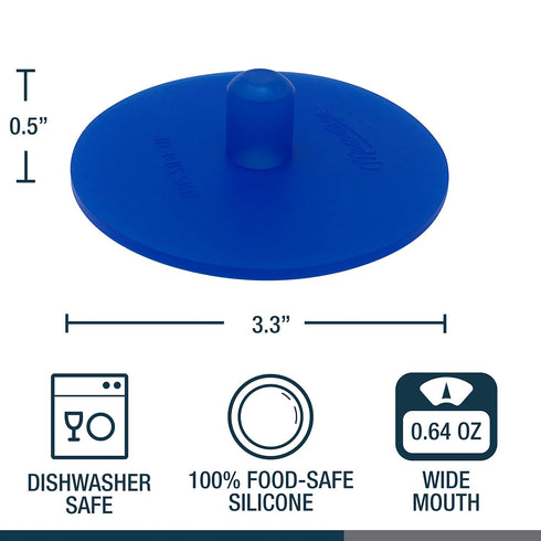 Masontops Pickle Pipes - Airlock Fermentation Lids for Wide Mouth Mason Jar Sauerkraut & Pickle Kit