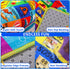 59"39.4" USA Map ABC Kid Rug for Playroom Geography Classroom Play Rug Educational Baby Playmat Alphabet Mat State