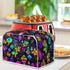 Gomyblomy Mushroom Butterfly Toaster Cover, Polyester Fabric Dustproof Cover for Kitchen, Washable Microwave Oven