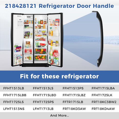 AMI PARTS 218428121 Door Handles for Refrigerator, Replace 5304486361, 5304504510, 242059506