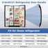 AMI PARTS 218428121 Door Handles for Refrigerator, Replace 5304486361, 5304504510, 242059506