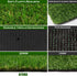 3' 5' 0.8 Inch AYOHA Artificial Turf Grass x with Drainage, Realistic Fake Grass Rug Indoor Outdoor Lawn Landscape
