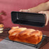 Beasea Long Loaf Bread Pan, 12x4 Inch 2 Set Rectangle Nonstick Baking Pans, Carbon Steel Toast Pan