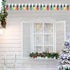 80 Pcs Adhesive Christmas String Lights Strap Holders, Outdoor Hanging Christmas Lights Cable Ties, Hook and Loop Cable