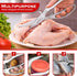 Heavy Duty Poultry Shears Meat Shears with Non-Slip Handle | Kitchen Shears for Chicken, Turkey, Bone, Vegetables