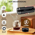 Zlylefun 450ML, 316 4 Presets Travel Electric Kettle Portable Small Hot Water Boiling Tea Coffee Warmer Heater