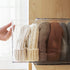 shopwithgreen Refrigerator Organizer Bins with Pull-out Drawer, Clear Fridge Drawer Organizer with Handle
