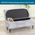 Bands,M,03 CRFATOP Printed Rectangle Ottoman Stool Cover Stretch Folding Storage Footstool Bench Slipcovers Upholstered