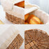 YAHUAN Round Bread Basket Serving Woven Bread Baskets Wicker Basket Sourdough Proofing Basket with Removable Liner