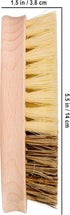 Set 2, 2 5-1/4-inches REDECKER Hard and Soft Side Vegetable Brush, of Beechwood Handle, Different Bristle Strengths