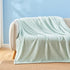 NEWCOSPLAY Super Soft Throw Blanket, Mint Premium Silky Flannel Fleece Leaves Pattern, 50"x60"