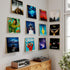 12 Pack 12-Inch Album Laurensory Vinyl Record Shelf Wall Mount, Clear Acrylic Storage Holder, Floating Display Shelves