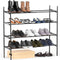 Simple Houseware 4-Tier Expandable Shoe Racks with Shelves for 16 Pairs of