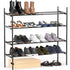 Simple Houseware 4-Tier Expandable Shoe Racks with Shelves for 16 Pairs of
