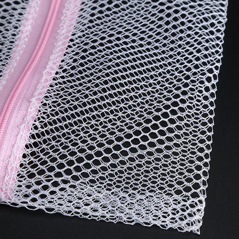 Asixx Washing Bag - Zipped Lingerie Laundry Mesh Bag for Socks, Bra, Underwear (40 x 50cm #1)