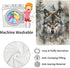 Cozy 60x80in Cool Wolf Blanket Majestic Forest Throw Blankets,Birthday Gifts for Kids Men Women & Wildlife