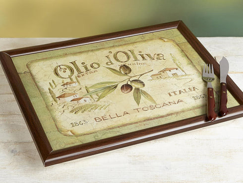 Olio D'Oliva Lap Tray, 43.5 x 34 cm (17" x 13")