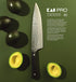 Kai PRO 6" Chef’s Knife, Hand Sharpened Kitchen Knife, Japanese AUS6M Stainless Steel Blade, Full-Tang POM Handle