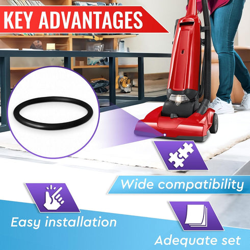 6Pcs Sanitaire Vacuum Belts, Durable Flexible Easy Installation, Compatible with SC679K, SC684, SC688, SC689, SC886,