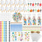 HyDren 206 Pcs Paint Party Favors Bulk 4 x 4 Inch Canvas