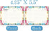 Pioneer Woman Style Floral Recipe Cards: Flower Index Cards, Perfect for Bridal Shower (50, 4.25" x 5.5")