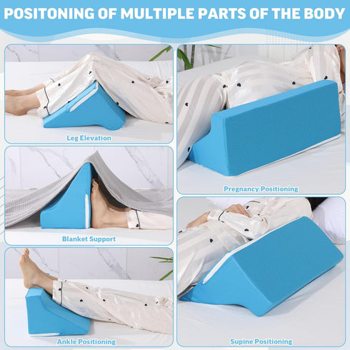 ROYALAY Blanket Lifters for Foot of Bed, Foot Tent Blanket Support Holder for Surgery Recovery, Foot Block Pillow