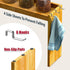 31.5" 6 11.4" Countertop, IIIOIIIA Bamboo Over the Stove Spice Shelf for Kitchen, Spice Rack Organizer Shelf