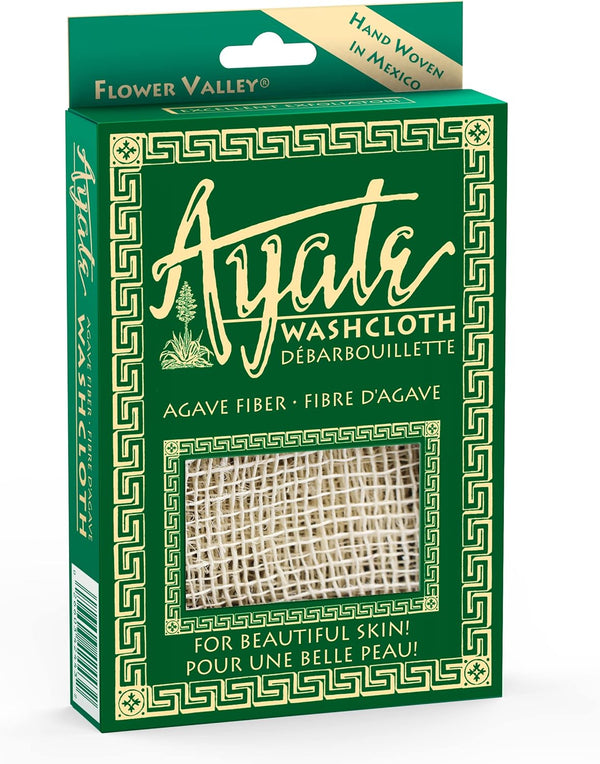 Exfoliating Washcloth, Face & Body for Shower, Body Loofah Alternative, Scrub Towel, Agave Fiber