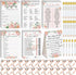 Sosation 331 Pcs Bridal Shower Games Supplies, 5 Sets (50 Cards Each)