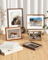 6x8 5x7 6x8 RICHFOCUS Picture Frame USA-Sourced Natural Walnut Solid Wood Photo Frame Handcrafted Rounded Corner Wooden
