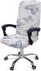 smiry Stretch Printed Computer Office Chair Covers, Removable Washable Anti-Dust Spandex Chair Protector