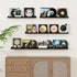 Set 2, 24 Inches Picture Ledge Shelf, Floating Shelves of Solid Wood Nursery Book Shelves for Toys Storage, Kids