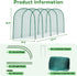15731 Inches UNIFAMILY Chicken Tunnel, Chicken Coop Run, Chicken Tunnels for Outside Yard, Easy Installation Tunnel