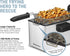 Elite Gourmet EDF-3500 Electric Immersion Deep Fryer: Removable Basket, Timer Control, Adjustable Temperature, 3.5 Quart