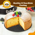 HIWARE 8 Inch Non-stick Springform Pan, Leakproof Cheesecake Pan with Removable Bottom and 50 Pcs Parchment Paper
