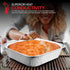 8x8 Foil Pans, 10 Pack, 8 Inch Square Aluminum Pans for Baking