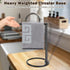 NearMoon Hand Towel Holder Stand, Thicken Metal L Shape Towel Rack for Bathroom Kitchen Vanity Countertop, Matte Black
