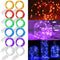 WATERGLIDE 12 Pack Fairy Lights Battery Operated (Included), 7 ft 20 LED