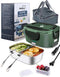 Buddew Electric Heated Lunch Box, 80W Fast Heating, 1.5L Food-Grade 304 Stainless