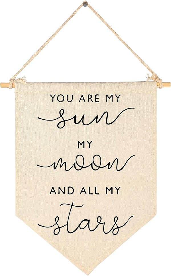 FYSIA Nursery Wall Art-Nursery Bedroom Gift-My Sun My Moon and All of My