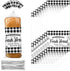 Sabary 50 Pcs Homemade Bread Bags with Ties Black Buffalo Plaid Bread