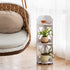 Waterproof Corner Shelf Stand, Storage Organizer for Bathroom, Perfect for Small Space, White Toilet Paper Stand
