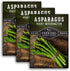 Mary Washington Asparagus Seeds for Planting - Non-GMO Heirloom with Instructions to