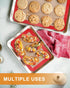 Silicone Baking Mat Set of 5, Nonstick & Reusable Bakeware Mats for Cookies, Macarons, Bread