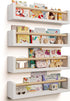 Seocry Nursery Book Shelves, 4 Pack, Wall Book Shelves for Kids Room, Baby,
