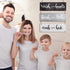 Jetec Bathroom Wall Decor - Bath Rules Wall Art Sign, Funny Wooden Hanging Sign for Home Bedroom
