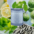 LA JOLIE MUSE Lemon Candle, Citrus Mint Scented Candles for Home, Natural Soy Blue Candle, 6 Oz with 40 Hour Burn