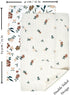 Trig 2 Pack. Kitchen Towel. Tea Towel. Dish Cloth. Double Sided Design. Quick Dry Waffle Weave Microfiber. Highly